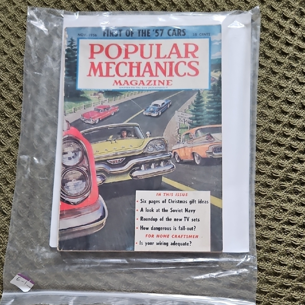 Popular Mechanics Magazine November 1956